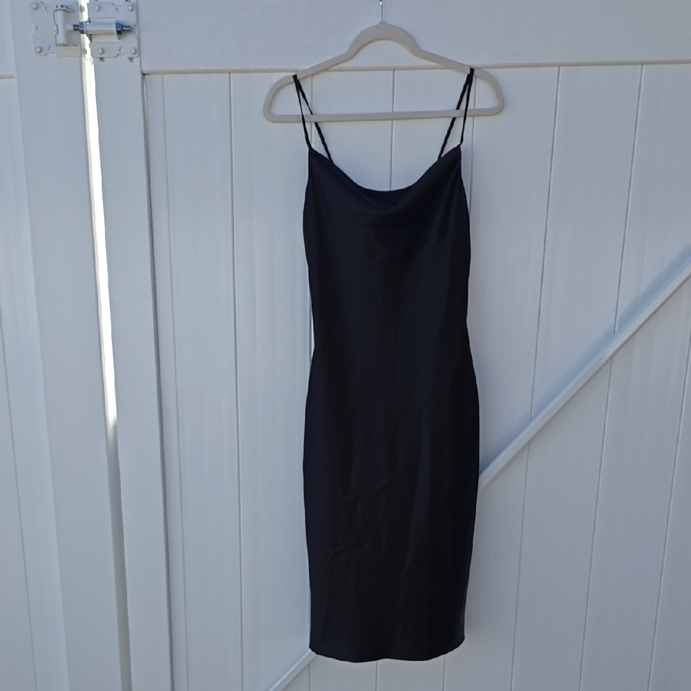 Elegant Black Slip Dress